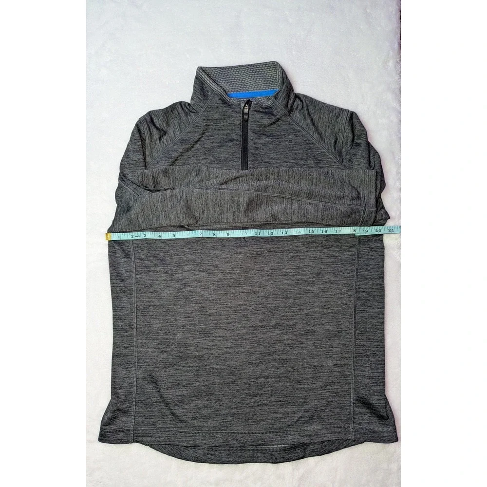 Vineyard Vines Mens Gray Space Dye Quarter‎ Zip Performance Pullover Size Medium